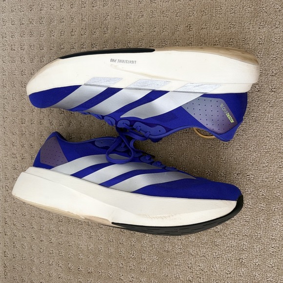 adidas Adizero Evo SL in Lucid Blue Silver Metallic Men US 13 Lightstrike Pro main image 6